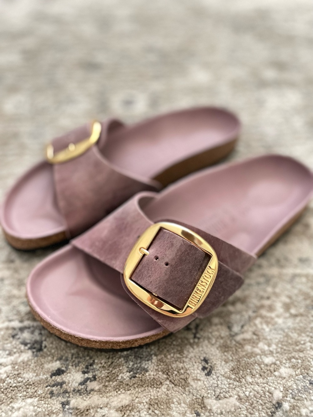 Birkenstock Madrid Big Buckle Lavender Purple Gold Exquisite 40 - Picture 4 of 7